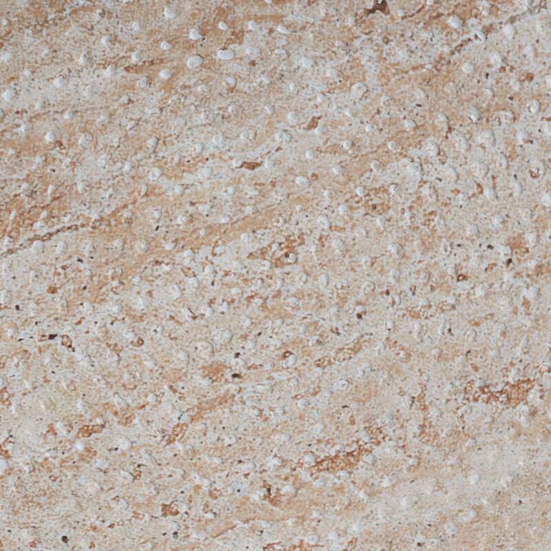 Outdoor Indoor Lightweight Concrete Side Table, Travertine Finish - 15.34