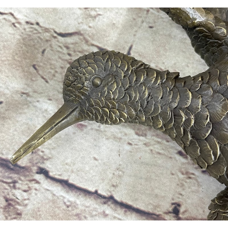 Vintage Cast Bronze Wall Hanging Bronze Bird Flying Eagle Sculpture Figure