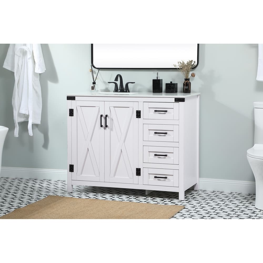 Vine 42 - 48 Inch Single Bathroom Vanity