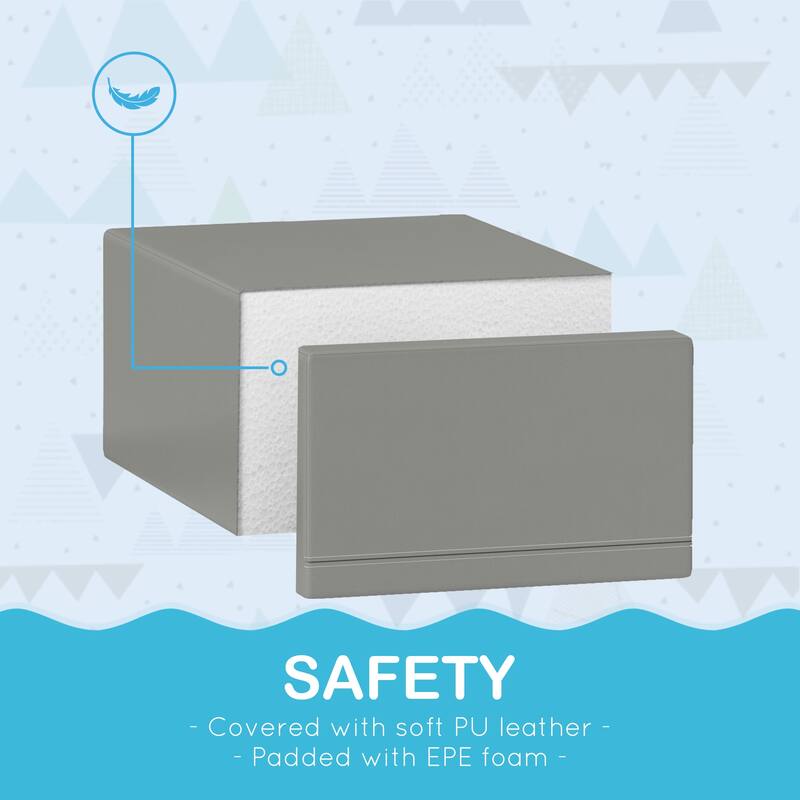 Foam Play Set for Toddlers and Children, Easy-to-clean 2 Piece Soft & Safe Kids Climbing Set for Crawling or Sliding