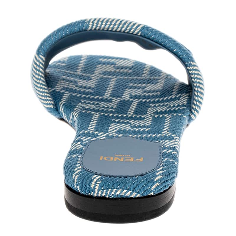 Fendi Sunshine Denim-effect Slides