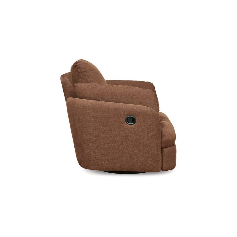 Signature Design by Ashley Modmax Brown Swivel Glider Recliner