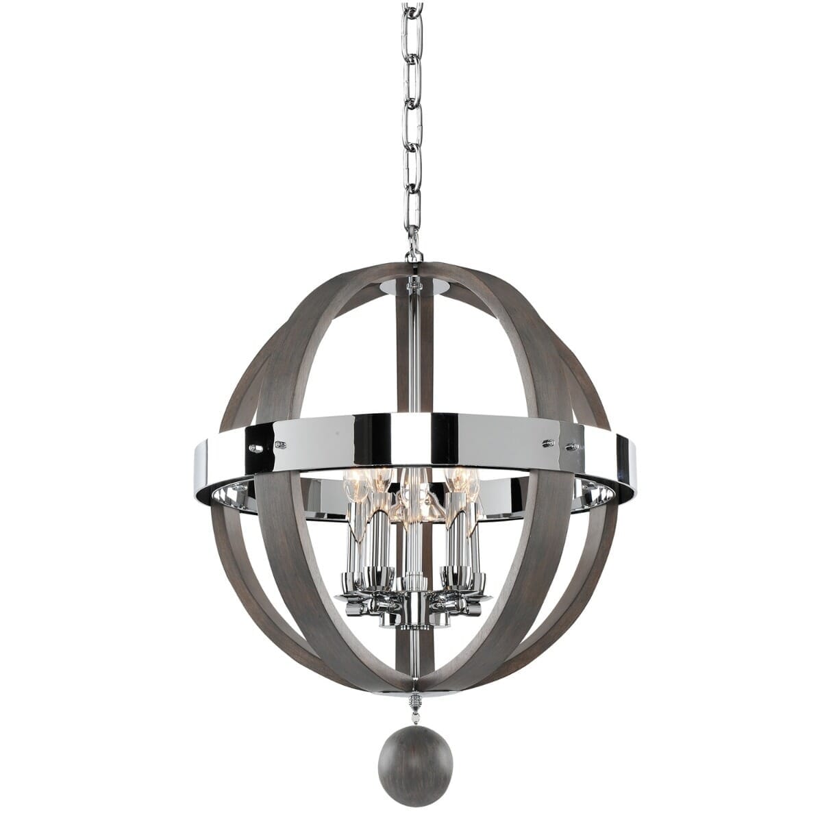 Sharlow 5-Light Pendant Light in Chrome