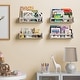 preview thumbnail 19 of 23, Wallniture Utah Wood Wall Shelves for Book and Toy Storage (Set of 4)