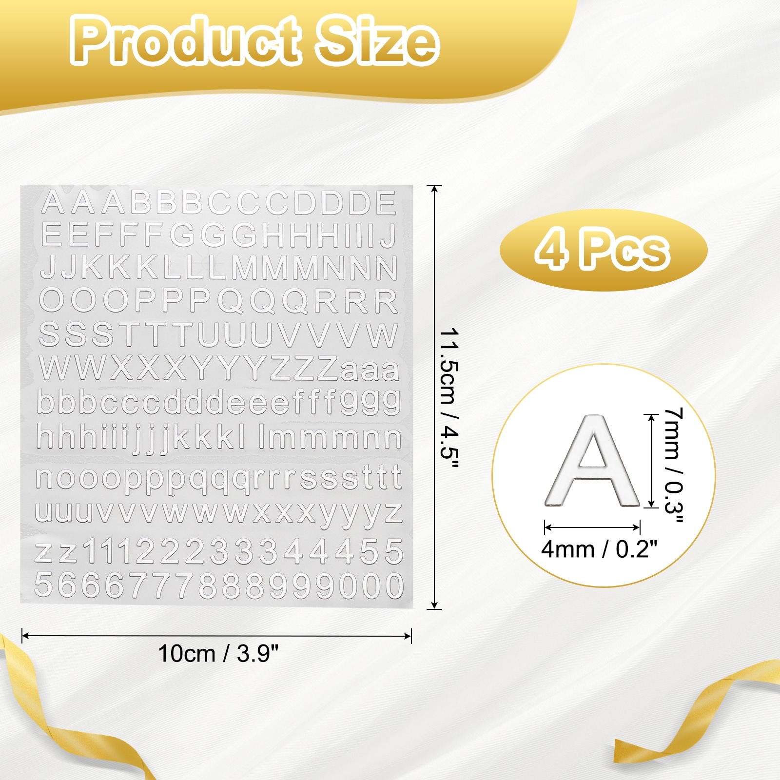 Letter Alphabet Stickers for Scrapbooking DIY Poster Craft Wall