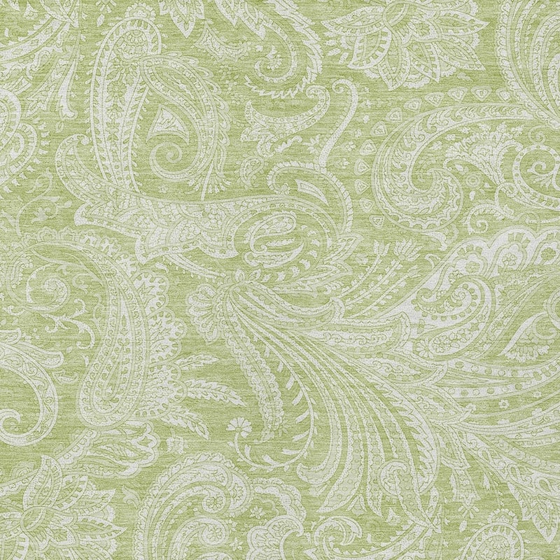 HomeRoots Paisley Transitional Rectangle Outdoor Rug