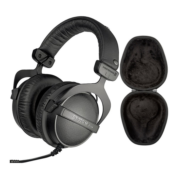 Beyerdynamic DT 770M Headphones (80 Ohm) and Hard Shell Case Bundle. Opens flyout.