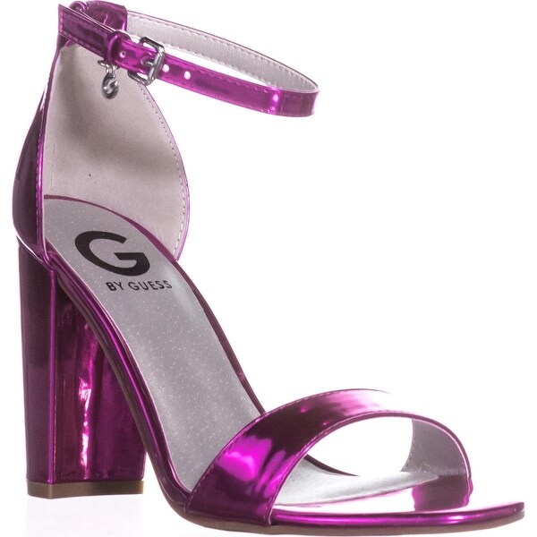 dark purple block heels