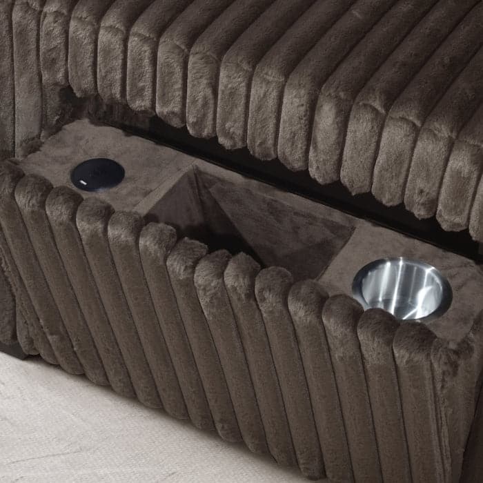 Modern Right Facing Half U-Shaped Pull Out Sectional Sofa with Storage Armrest, USB Port and Pillows