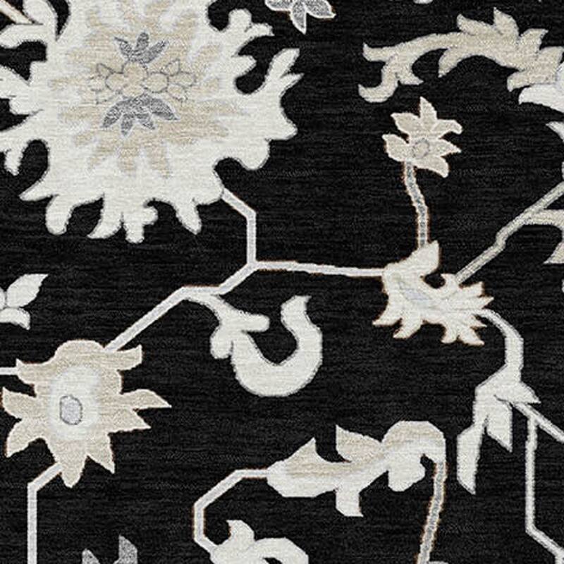 HomeRoots Floral Transitional Rectangle Outdoor Rug