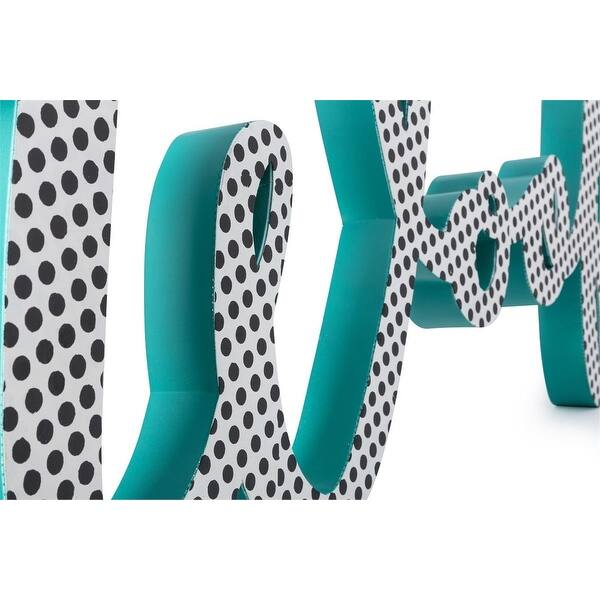 Shop 39 Black And White Polka Dot Design Woof Hand Painted Wall