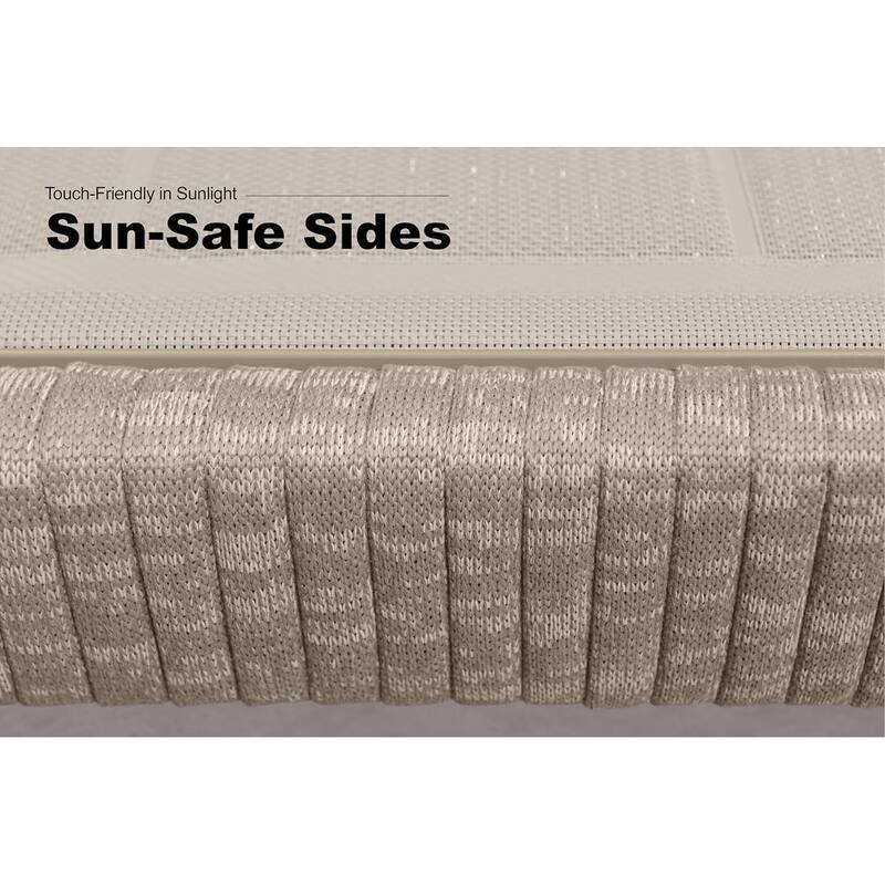 PURPLE LEAF Aluminum Adjustable Chaise Lounge, Set of 2, for Poolside Sunbathing