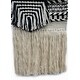 preview thumbnail 3 of 3, The Curated Nomad Chicory Macrame Wall Hanging with Navy Blue Pattern - Exact Size