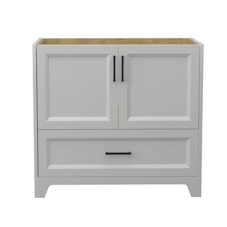 36" Single Bathroom Vanity Base Only Solid Wood