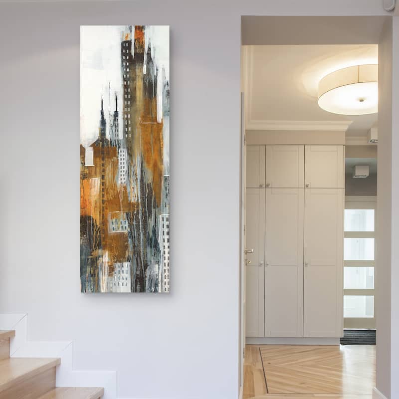 Golden Metro I Canvas Art Print