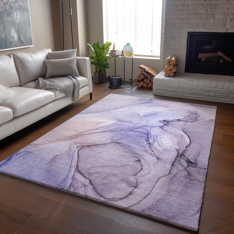 Premium Washable Super Soft Abstract Contemporary Mayfield Rug