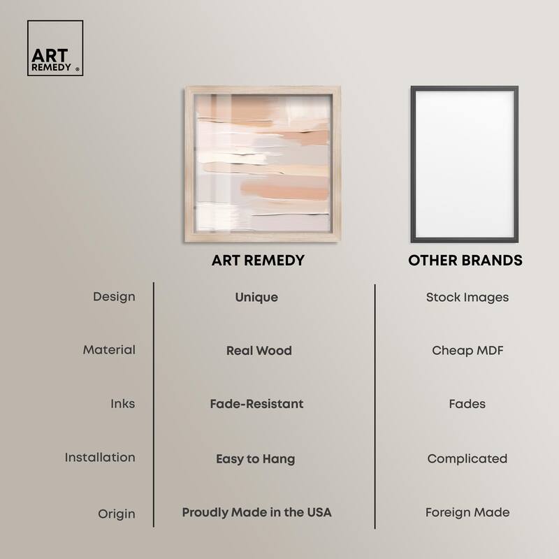 Roseate Cream Tones I Shadowbox by Art Remedy