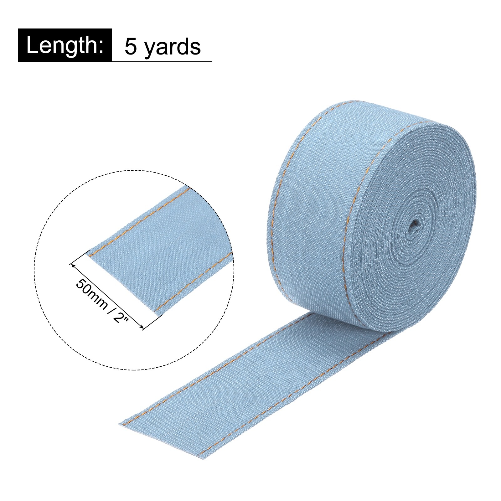 Denim Fabric Ribbons, Denim Bow Jean Ribbon