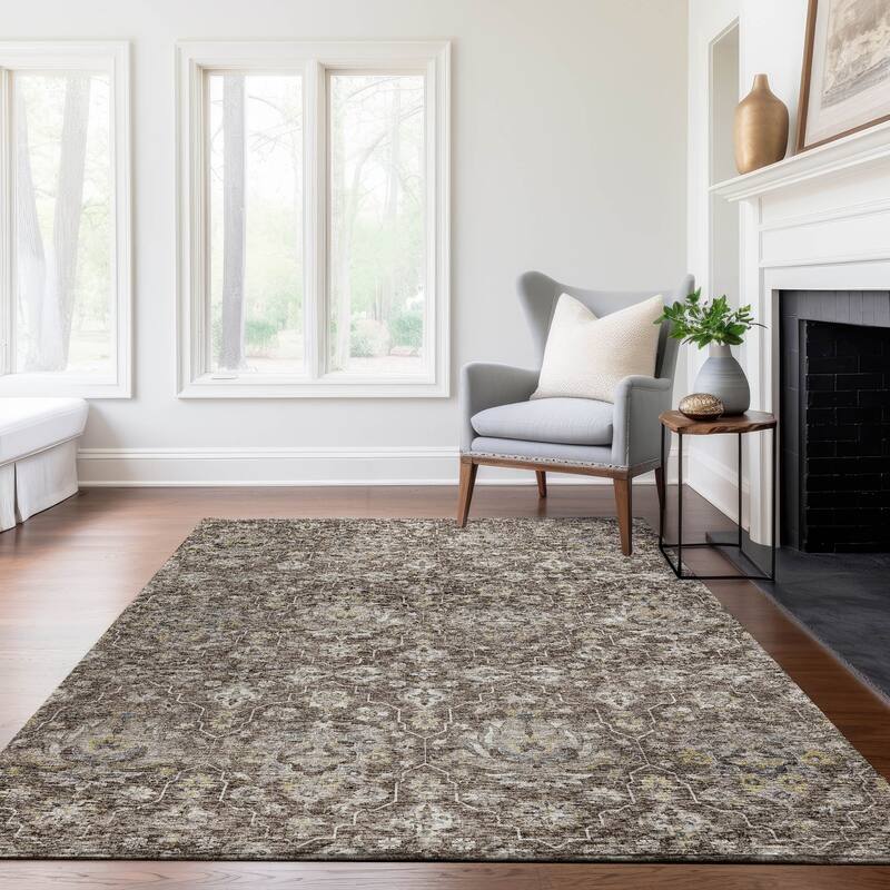 Premium Washable Super Soft Traditional Kashan Mayfield Rug