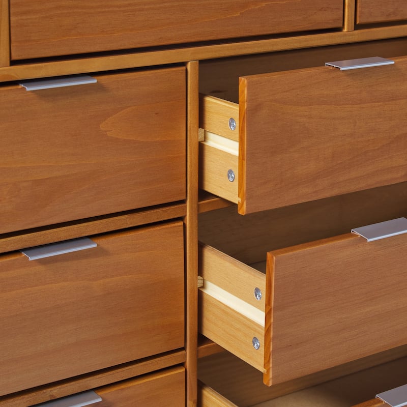 Middlebrook Modern Gallery Top Solid Wood Dresser