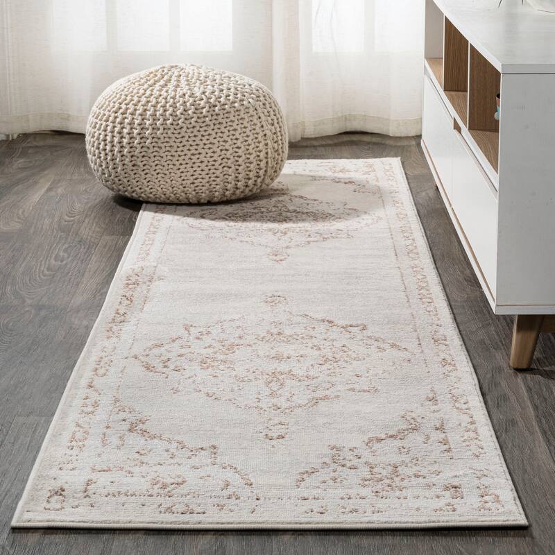 JONATHAN Y Rosalia Ornate Medallion Modern Area Rug