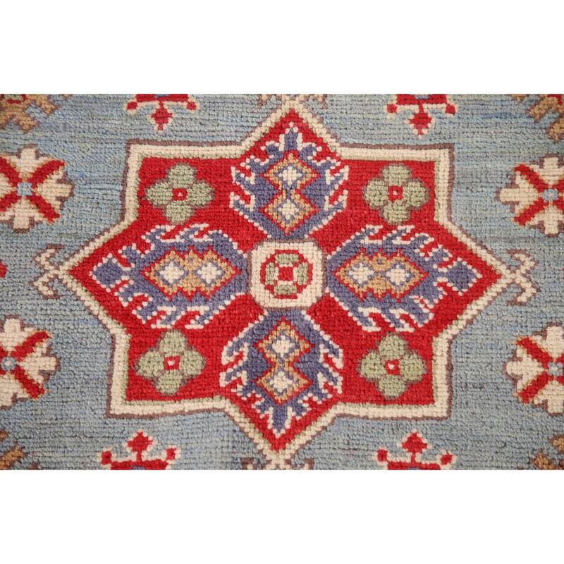 Traditional Red Kazak Oriental Area Rug Handmade Wool Carpet - 6'7"x 9'8"
