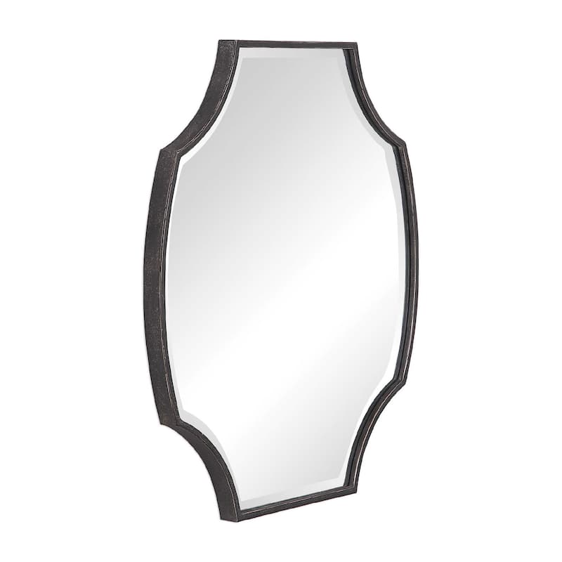 36.25" Bronze Ulalia Scalloped Wall Mirror