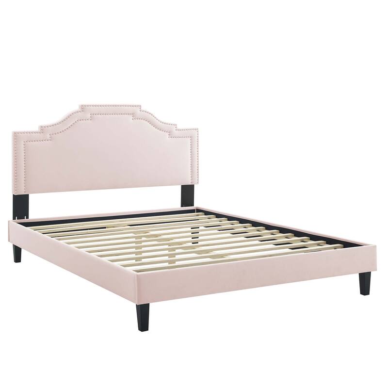 Adelaide Performance Velvet King Platform Bed