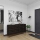 preview thumbnail 35 of 39, Contemporary Dark Brown Geometric Designed Wood Cabinet and Dresser Collection