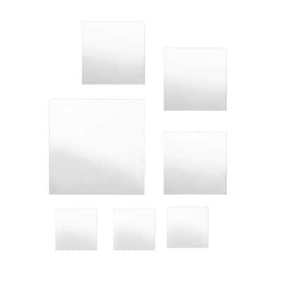 Elements Set of 7 Square Wall Mirrors