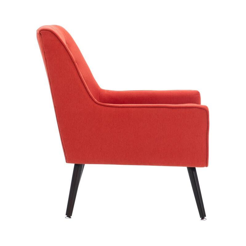 Liz Pimento Mid-Century Button-Tufted Chair