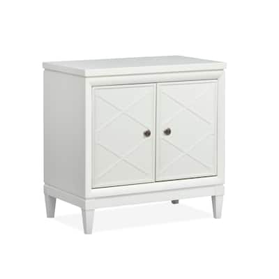 Magnussen Home Springhouse Whisper White Door Nightstand