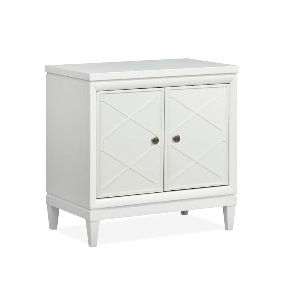 Magnussen Home Springhouse Whisper White Door Nightstand