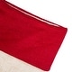 preview thumbnail 39 of 51, Glitzhome 21"L LED Embroidered Linen Reindeer Cat Dog Christmas Stockings
