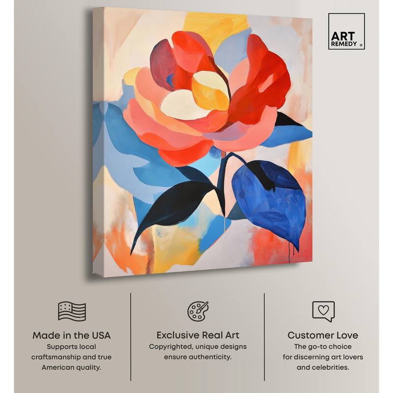 Chromatic Explosion I Canvas by Art Remedy, Gallery Wrapped