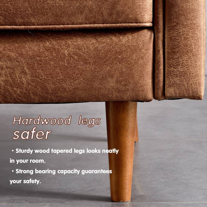 OVIOS Upholstered Mid-century Sofa