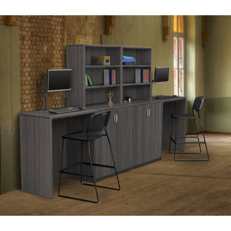 Legacy Stand Up Storage Cabinet (w/o Top)- Ash Grey