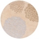 preview thumbnail 20 of 24, SAFAVIEH Handmade Soho Herb Botanical N.Z. Wool Rug 6' Round - Beige/Multi - Round
