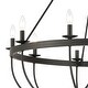 preview thumbnail 3 of 2, Elk Home Williamson 38W, 10-Light Chandelier, Black
