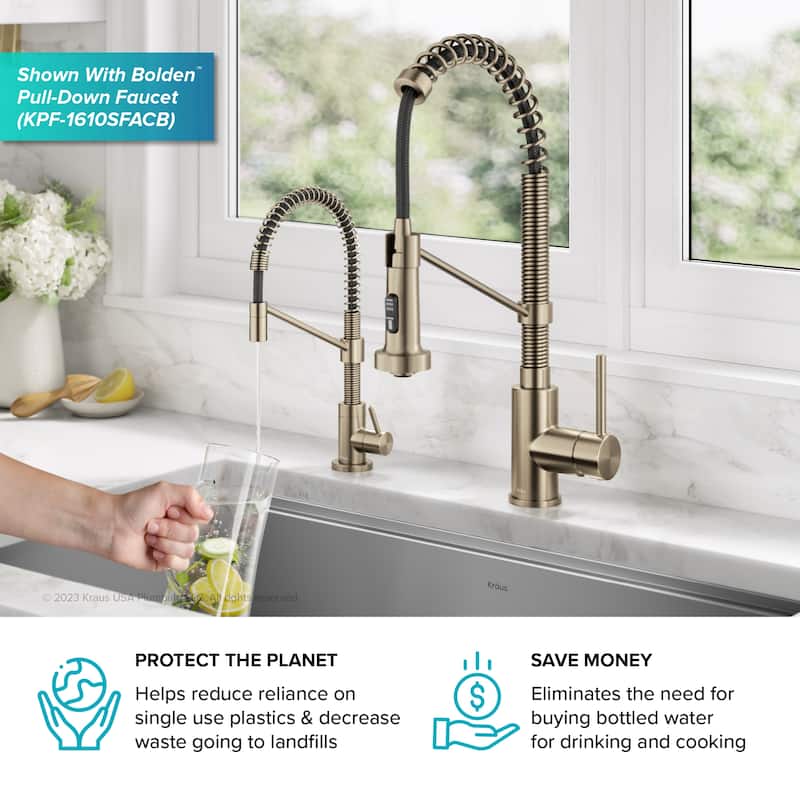 Kraus Bolden 1-Handle Drinking Water Dispenser Beverage Kitchen Faucet