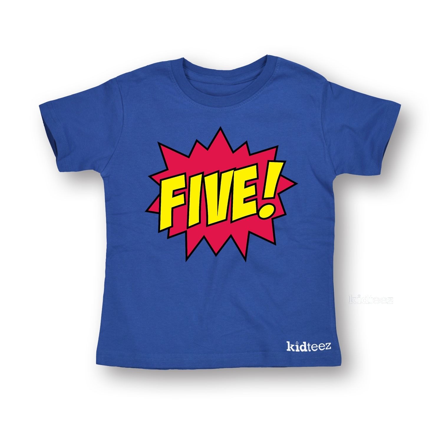 superhero 5th birthday shirt