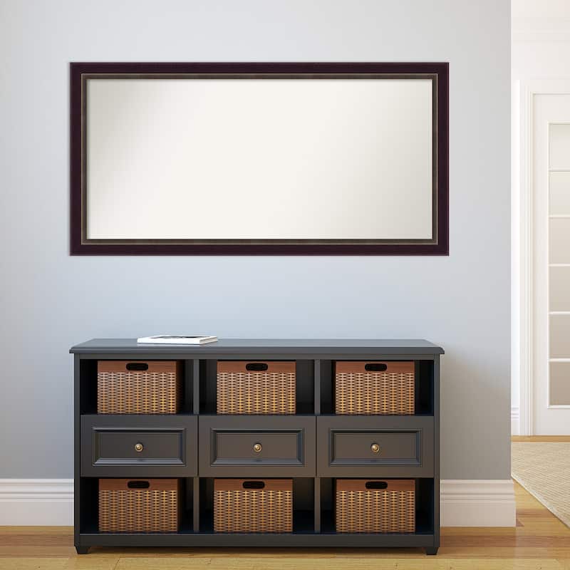 Oversized Wall Mirror Choose Your Custom Size - Signore Bronze Frame