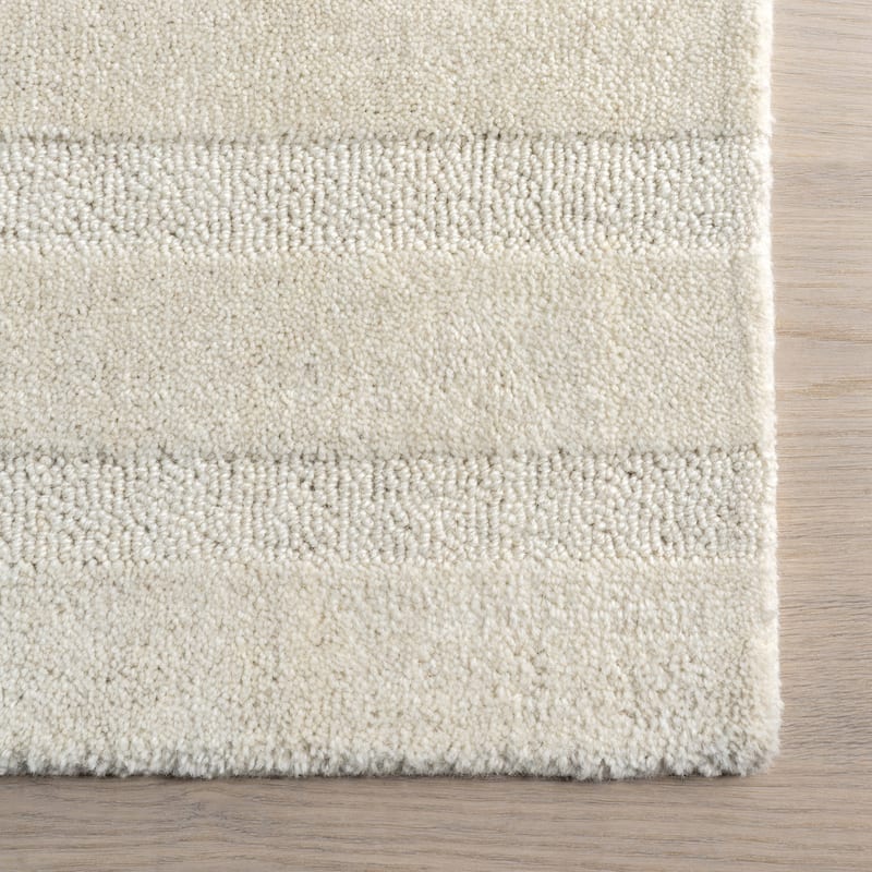 Vestry Striped Wool Area Rug