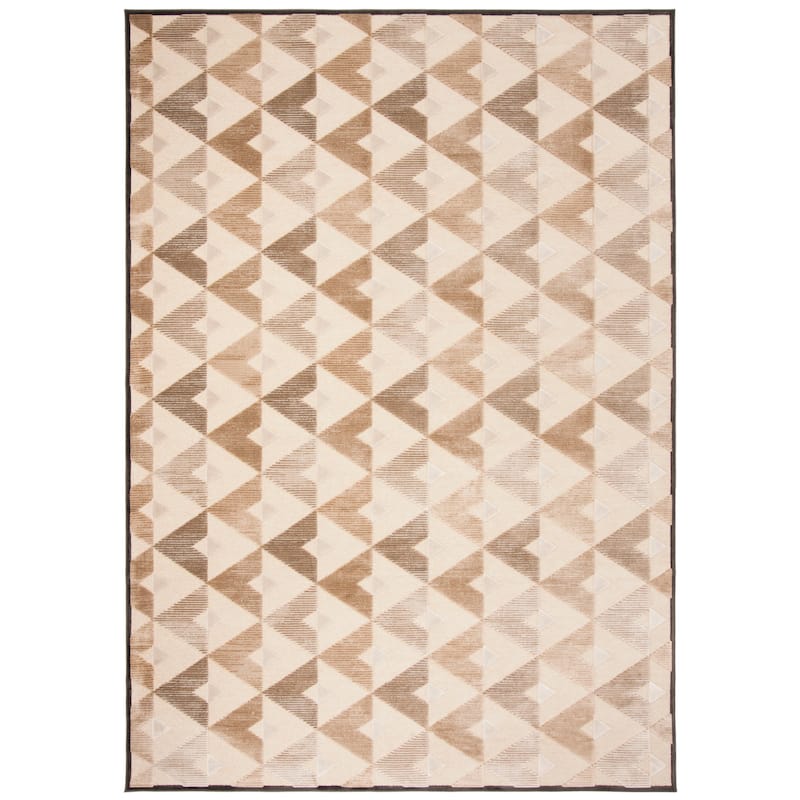 SAFAVIEH Paradise Litha Modern Viscose Rug - 8' x 11'2" - Soft Anthracite/Cream