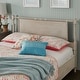 preview thumbnail 3 of 23, Demetria Antique Finish Beaded Wood Platform Bed by iNSPIRE Q Classic