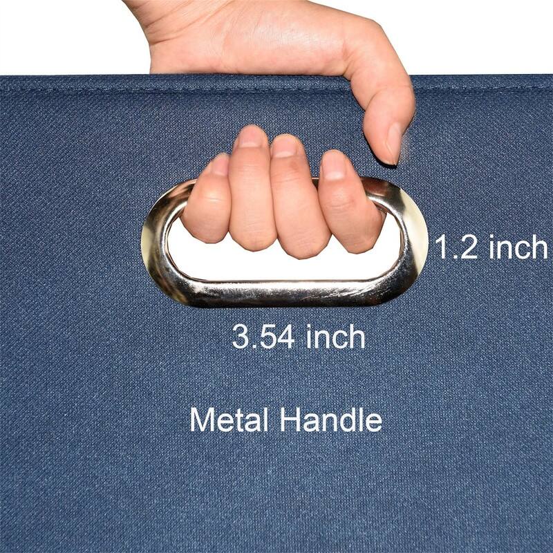 Large Laundry Hamper With Laundry Bag Premium Durable Fabric - 15.74"L x 15.74"W x 25.6"H