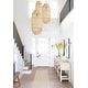 preview thumbnail 1 of 7, Natural Handmade Large Rattan Pendant Light 22.4 in.