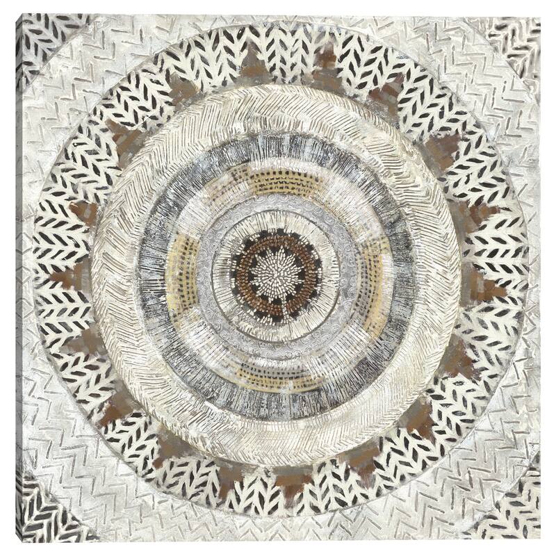 Tribal Notes by Dixon Design Group Canvas Art Print - Brown