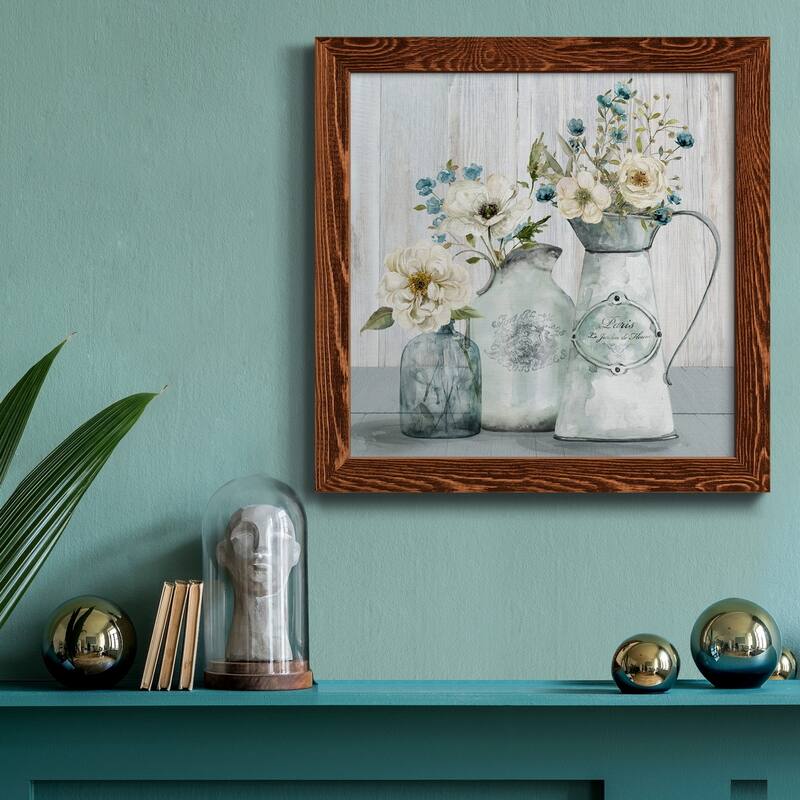 French Garden Flowers I-Premium Framed Canvas - Ready to Hang