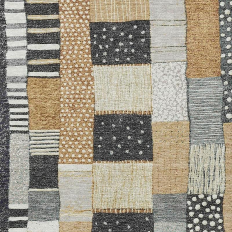 HomeRoots Geometric Transitional Rectangle Outdoor Rug